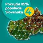 4ka pokrýva vlastnou 4G sieťou už 85 % populácie Slovenska