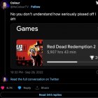 Hráč na Stadii nahral tisíce hodín v Red Dead Online, bojí sa, že o svoj postup príde