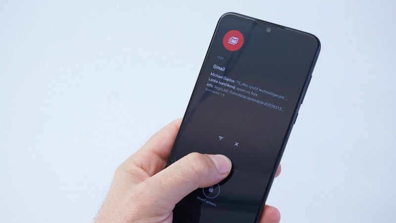 Motorola One Zoom - Moto obrazovka: Gmail