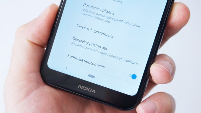 Nokia 4.2 - kontrolka upozornenia