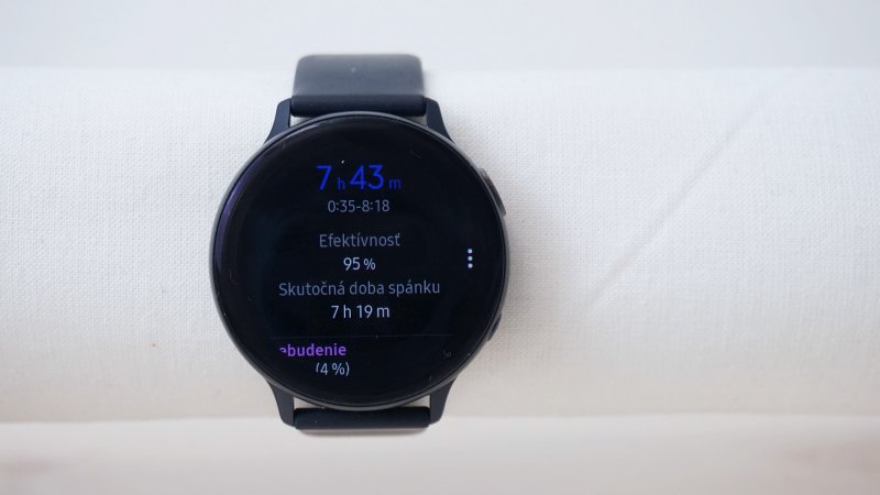 Samsung Galaxy Watch Active 2 - analýza spánku