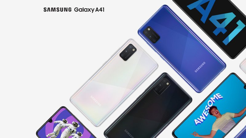 Samsung Galaxy A41 press image