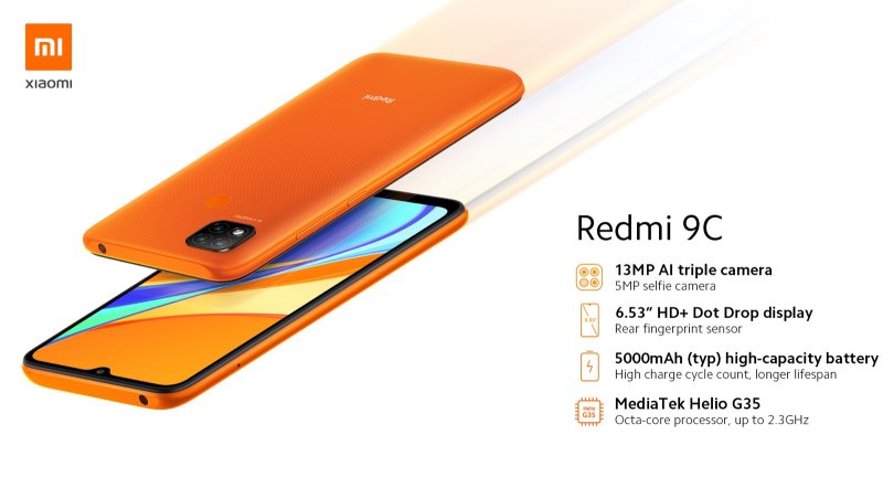 Xiaomi Redmi 9C press image