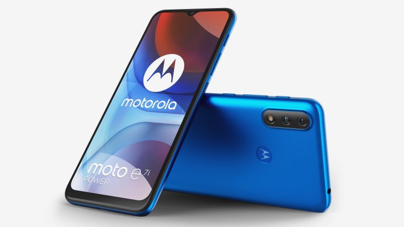 Motorola Moto E7i Power press image