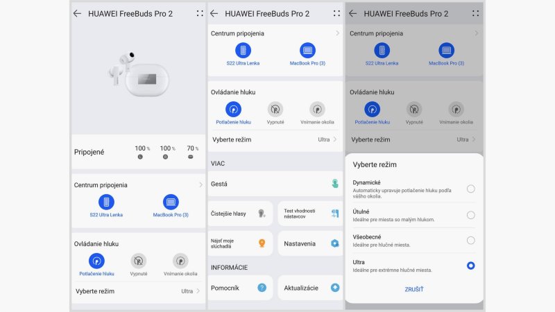 Huawei FreeBuds Pro 2 - recenzia