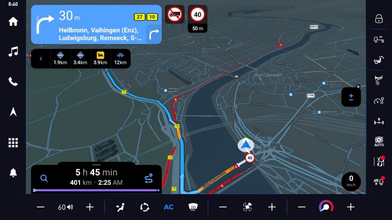 Sygic vydal prvú navigáciu pre kamióny na Android Automotive na platforme SPARQ