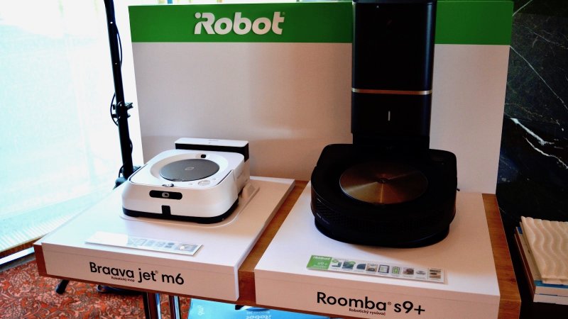 iRobot Roomba s9+ a Braava jet m6