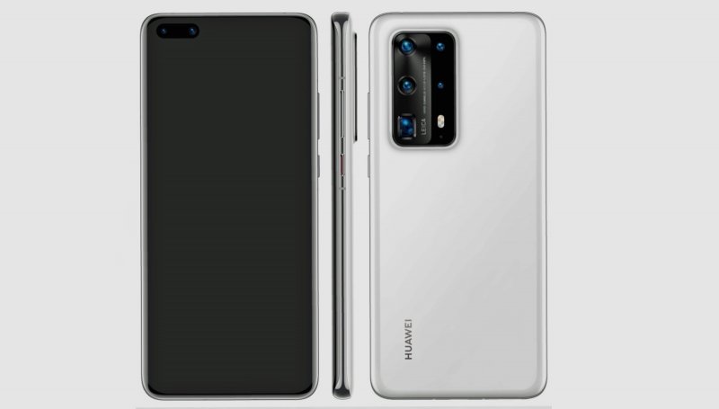 Huawei P40 render