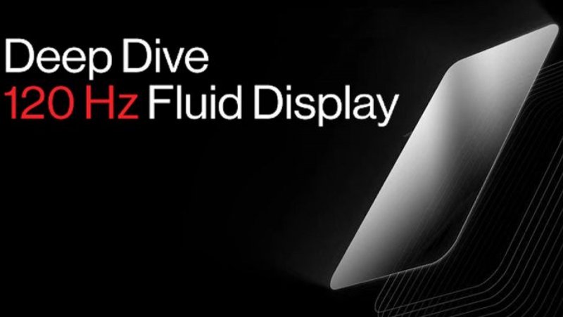 OnePlus 120 Hz Fluid displej