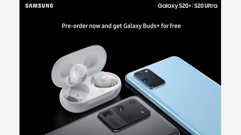 Samsung Galaxy S20+ promo