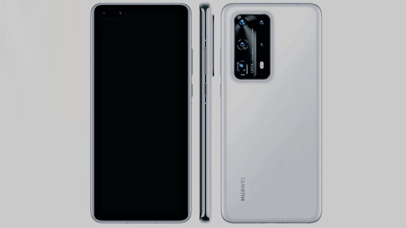 Huawei P40 Pro render