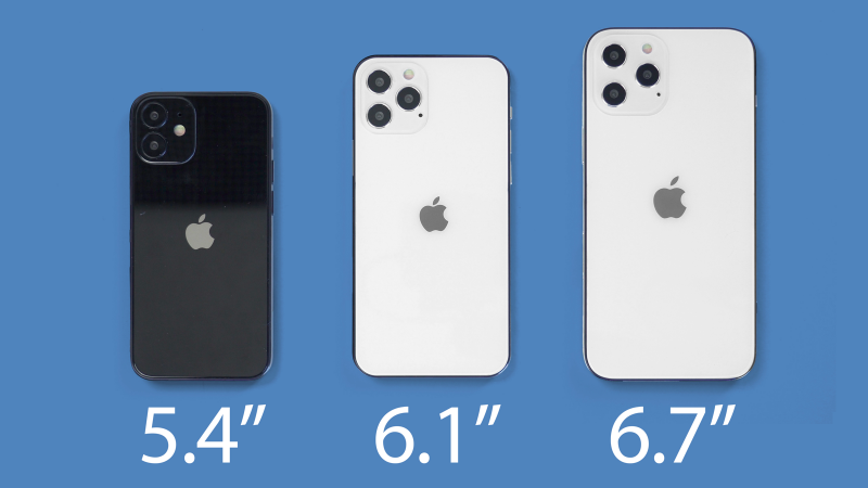 Apple iPhone 12 - pravdepodobné veľkosti