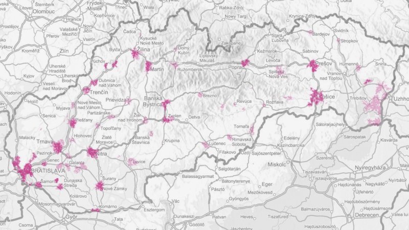 Telekom: mapa pokrytia 4G+ s 200 Mbps a viac
