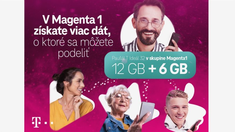 Telekom Magenta 1 - benefit darovanie dát