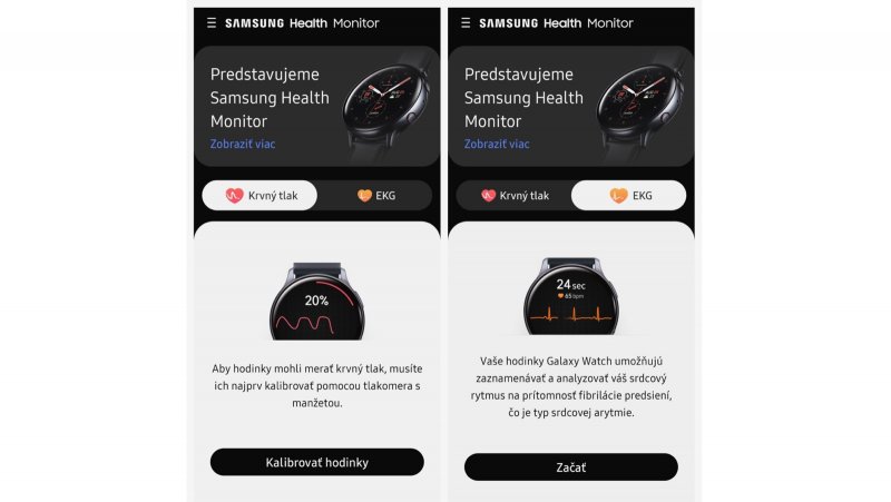 Aplikácia Samsung Health Monitor