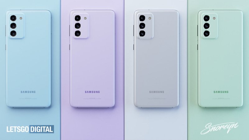 Samsung Galaxy S21 FE render