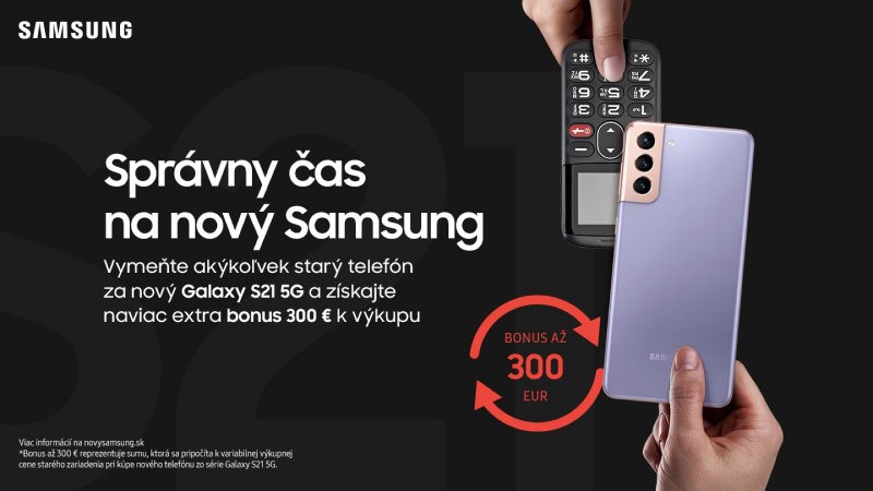 Vymeň starý za nový - Samsung akcia
