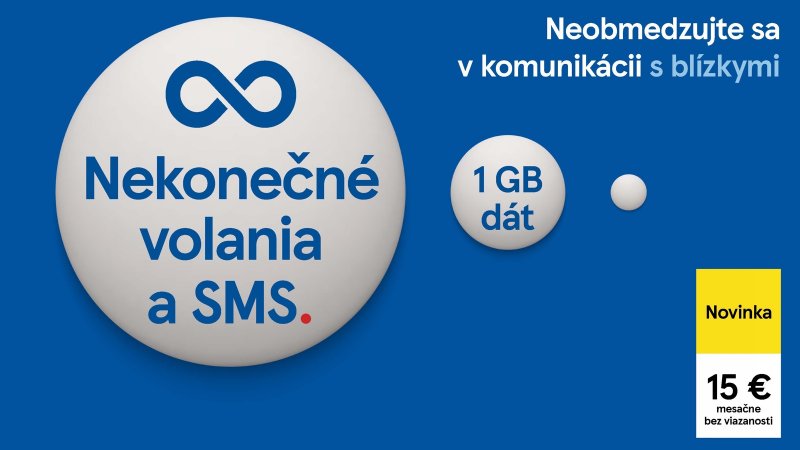 Tesco mobile: nekonečné volania, SMS a 1 GB dát za 15 eur