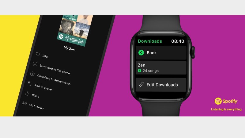Do Apple Watch už môžete sťahovať skladby zo Spotify 