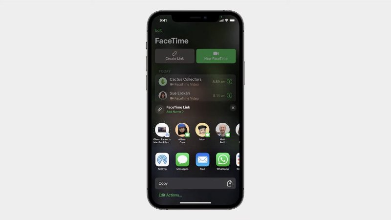 FaceTime v iOS 15