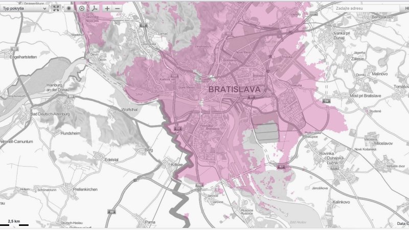 Na mape pokrytia 5G Telekomu pribudli Jarovce a Rusovce