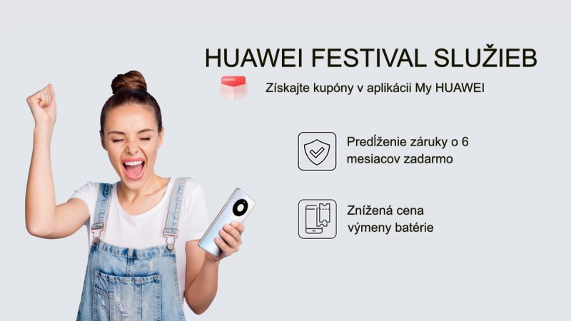 Huawei Servis Festival: predĺžená záruka a nová batéria pre váš smartfón