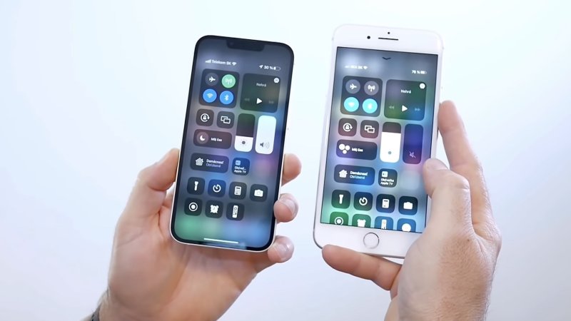 Porovnanie Apple iPhone 8 Plus vs. iPhone 13