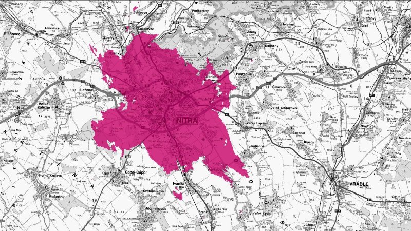 Telekom pokryl 5G sieťou celú Nitru a dve obce v okolí