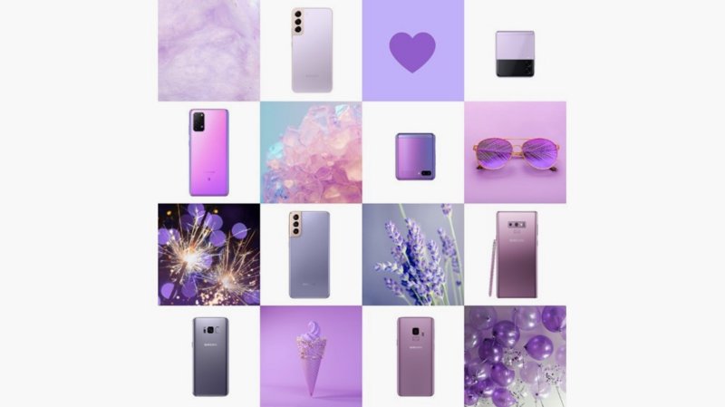 Samsung obliekol do fialového odtieňa už viacero smartfónov