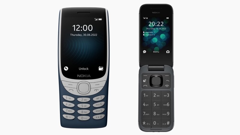 Nokia 8410 4G a Nokia 2660 Flip