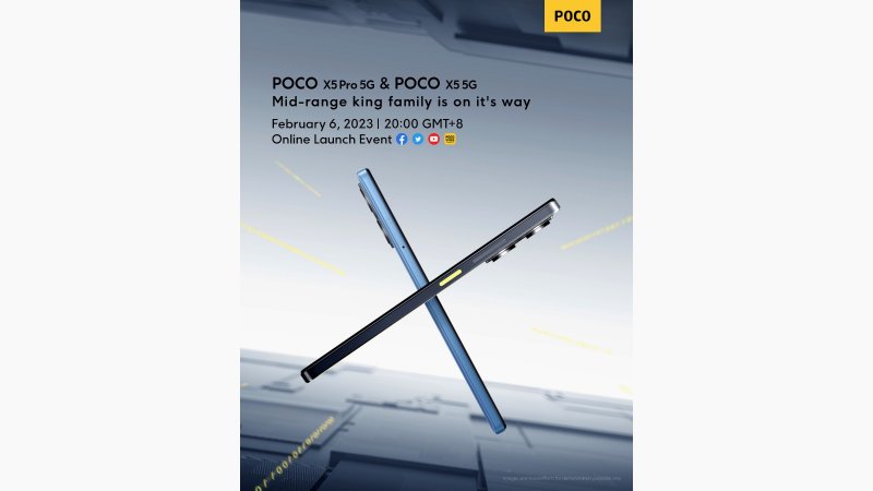 Poco X5 a X5 Pro prídu 6. februára