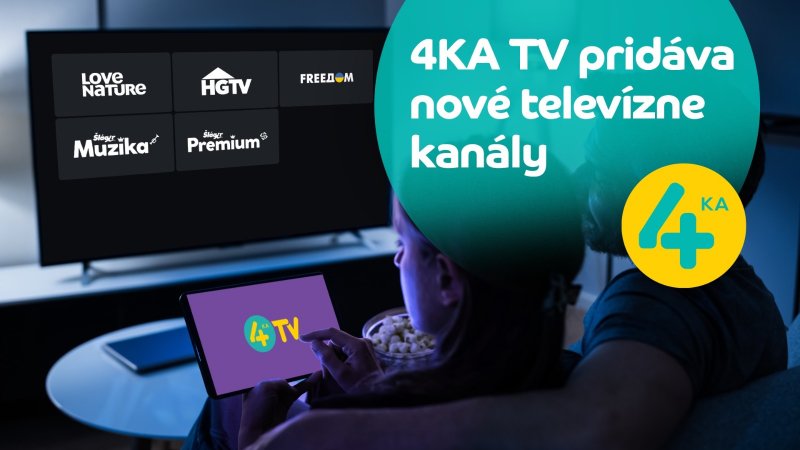 4KA TV pridáva nové televízne stanice