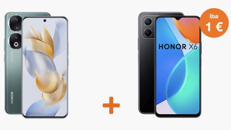 Orange: Honor 90 + Honor X6 za 1 €