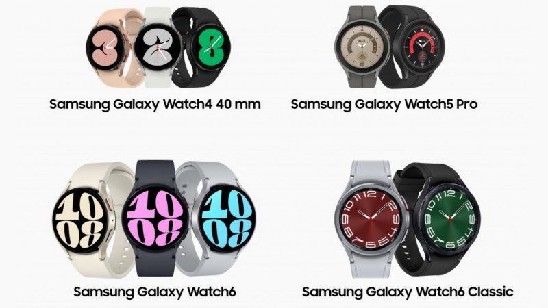 Aktuálne dostupné modely Samsung Galaxy Watch
