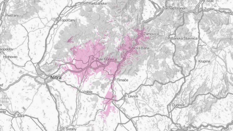 Telekom zverejnil mapu vypínania 3G siete