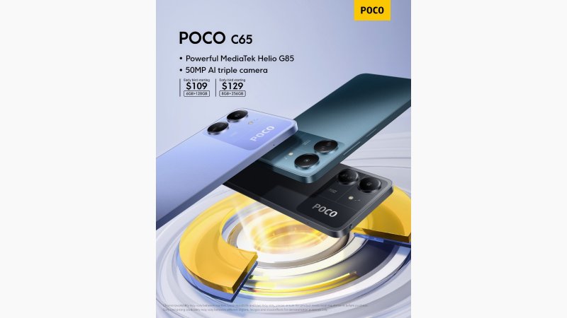 Poco C65 príde na globálny trh 5. novembra